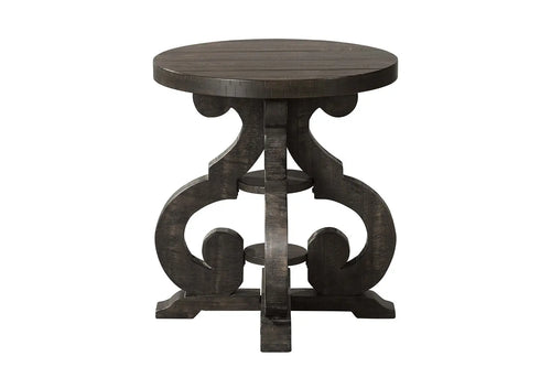 599460271:Stone End Table in Charcoal, Image 2
