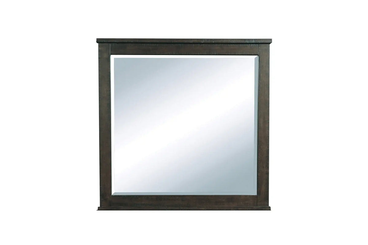 647126194:Ruff Hewn Mirror in Brown, Image 1