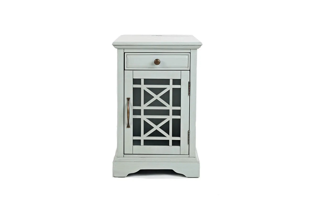 770144664:Skyy Chairside Table in Gray, Image 2