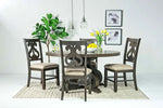 851292876:Stone Round Dining Table in Charcoal, Image 4