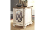281948431:Realyn Chairside Table in White & Brown, Image 3