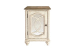 281948431:Realyn Chairside Table in White & Brown, Image 2