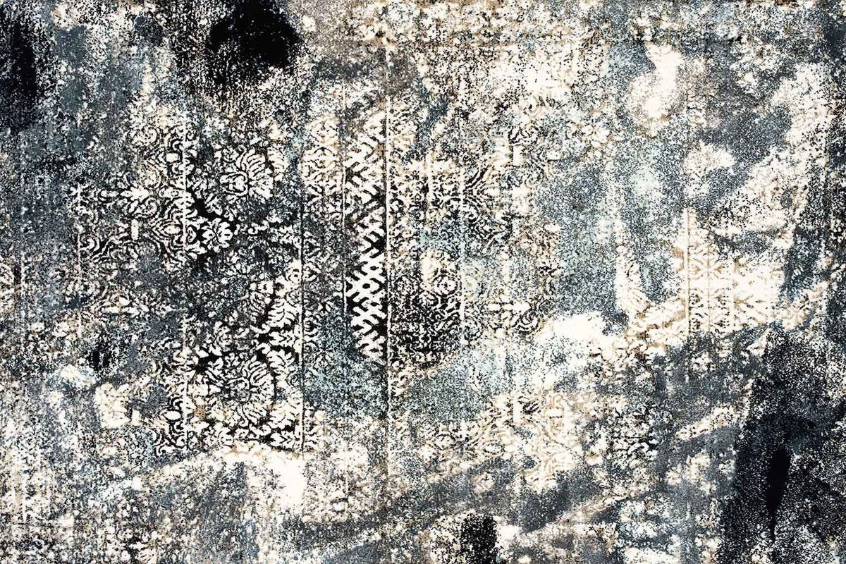 200894028:Titanium Rug in Navy Blue, 5 x 8, Image 1