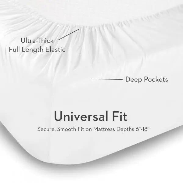 228215122:Malouf Microfiber Sheets in White, Queen, Image 3