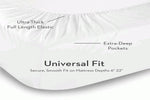 421587642:Malouf Bamboo Sheets in White, Split Eastern King, Set of 2, Image 4